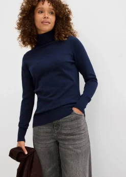 Basic Rollkragenpullover