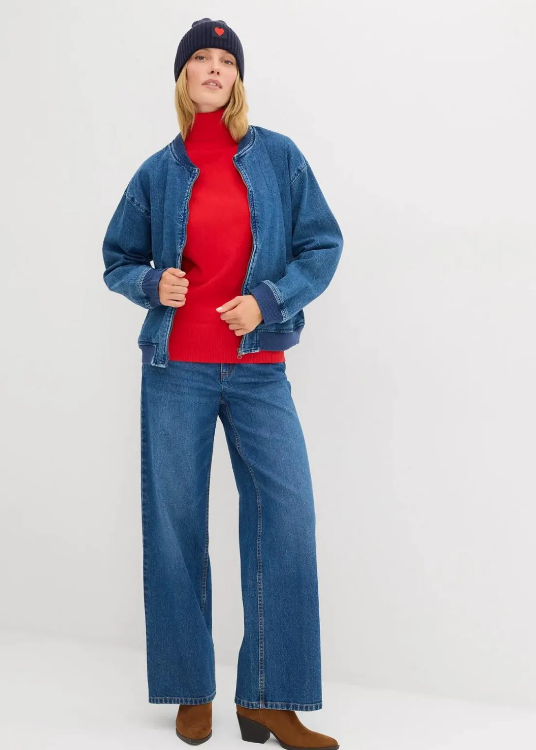 Basic Rollkragenpullover