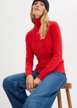 Basic Rollkragenpullover