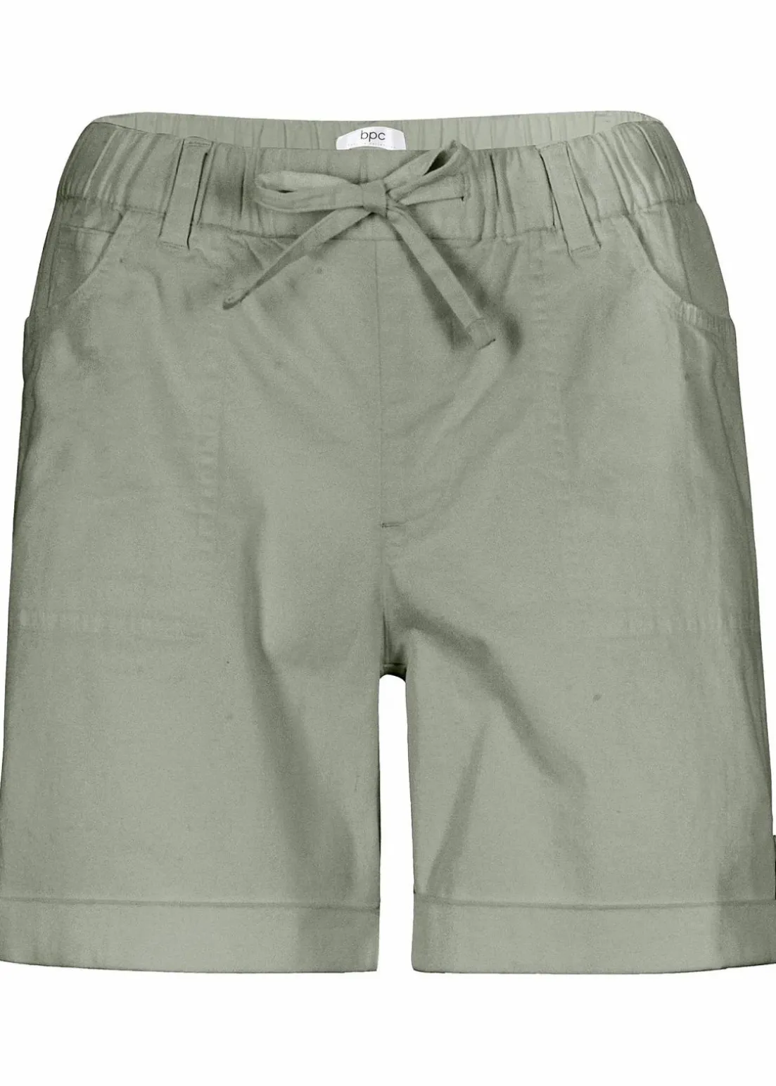 Baumwoll-Bermuda mit Gummibund