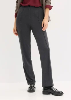 Baumwoll-Jersey-Hose mit Biesen