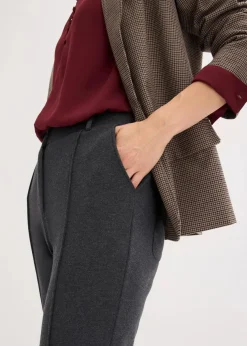 Baumwoll-Jersey-Hose mit Biesen