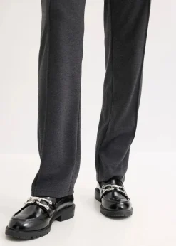 Baumwoll-Jersey-Hose mit Biesen