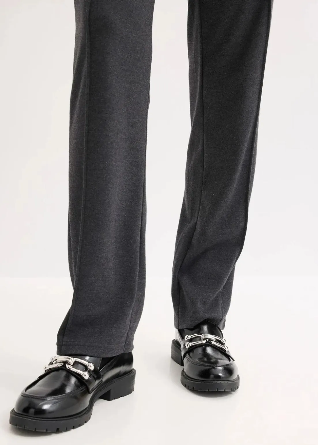 Baumwoll-Jersey-Hose mit Biesen