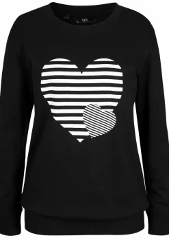 Baumwoll-Langarmshirt, bedruckt