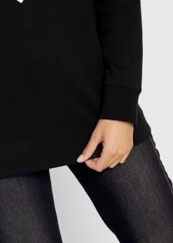 Baumwoll-Langarmshirt, bedruckt