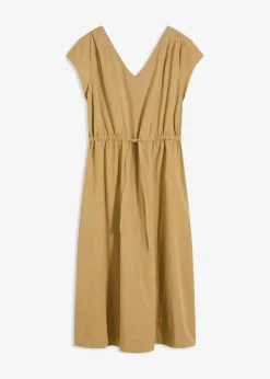 Baumwoll-Popeline Kleid mit variablem Zugband