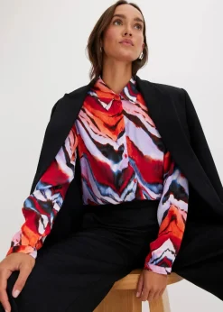 bedruckte Bluse