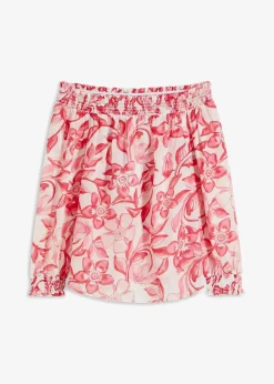 bedruckte Carmenbluse