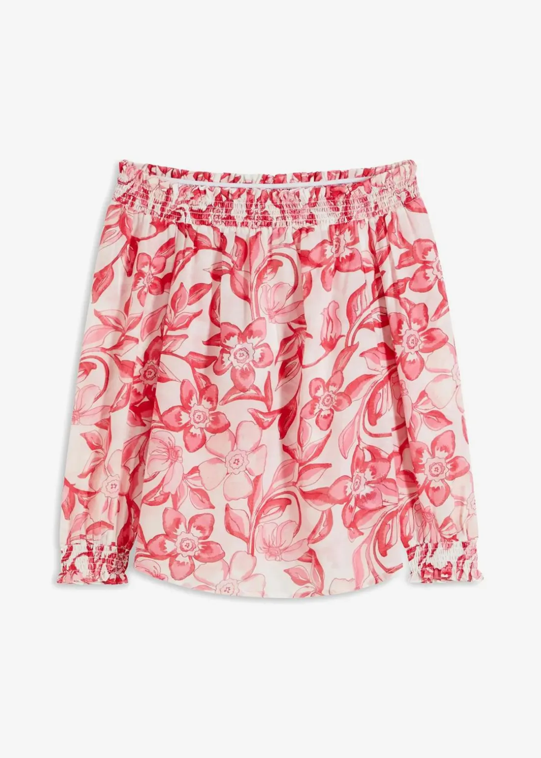 bedruckte Carmenbluse