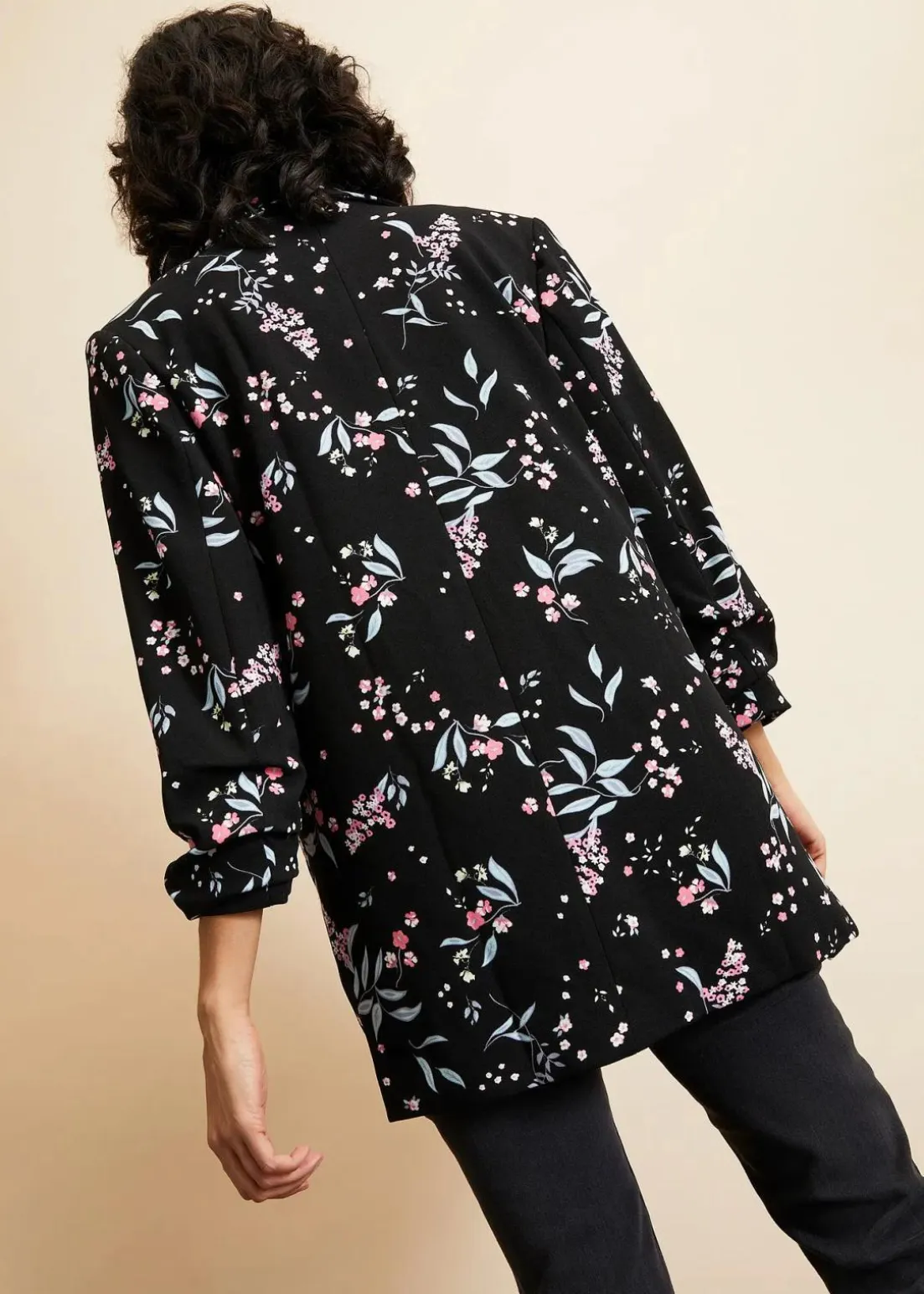 Bedruckter Longblazer