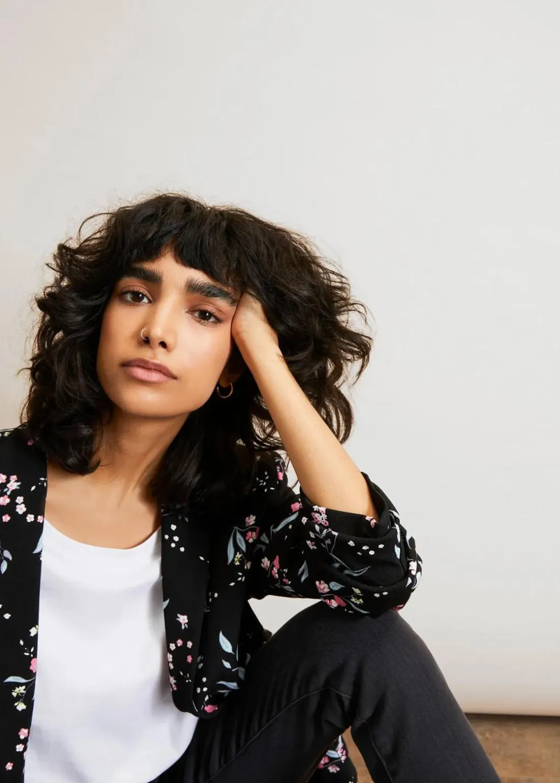 Bedruckter Longblazer