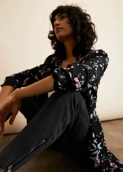 Bedruckter Longblazer