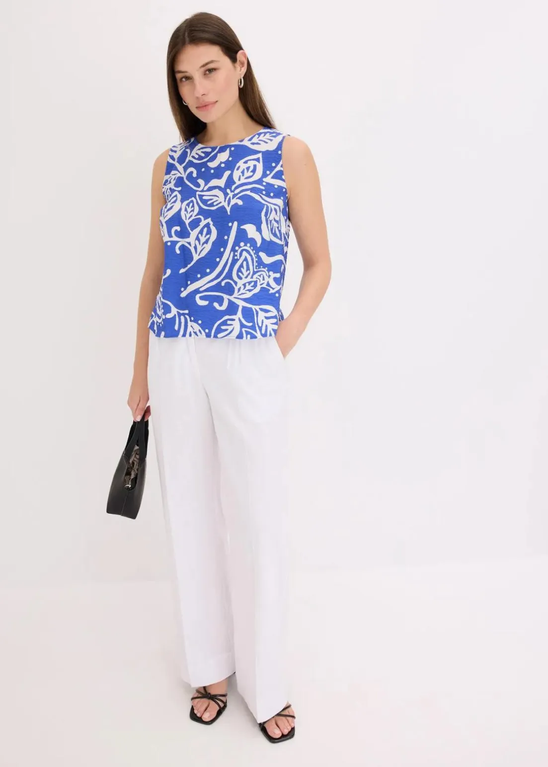 bedrucktes Blusentop