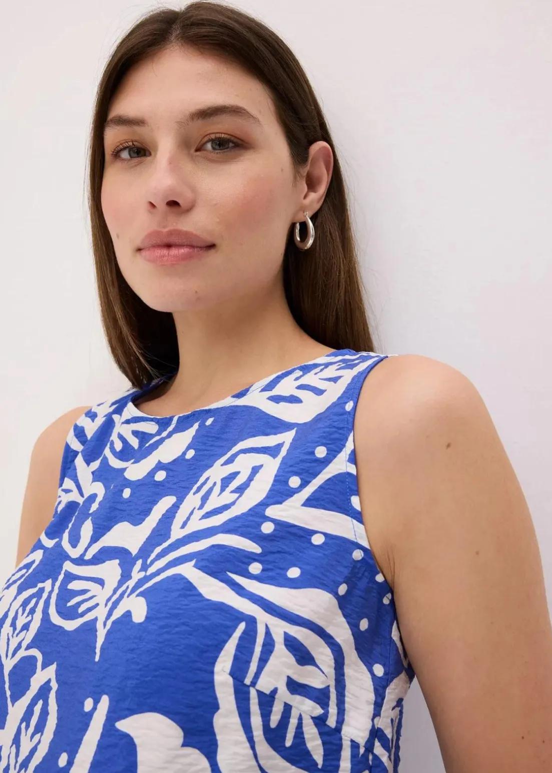 bedrucktes Blusentop