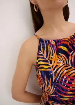 bedrucktes Jerseykleid