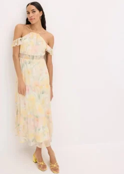 bedrucktes Maxikleid