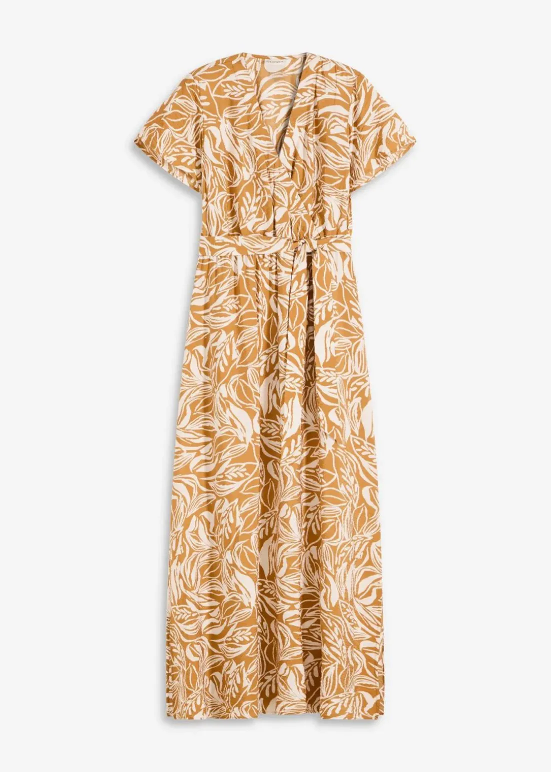 bedrucktes Maxikleid aus Viskose-Mix