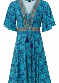 bedrucktes Minikleid