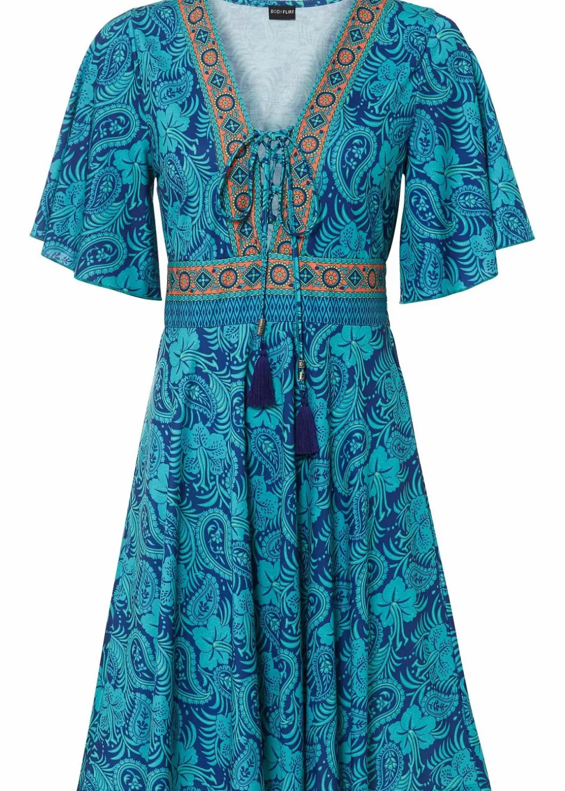 bedrucktes Minikleid