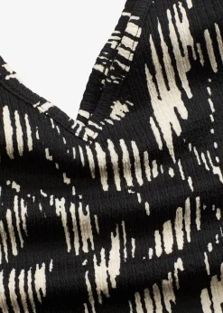 bedrucktes Top aus strukturiertem Jersey