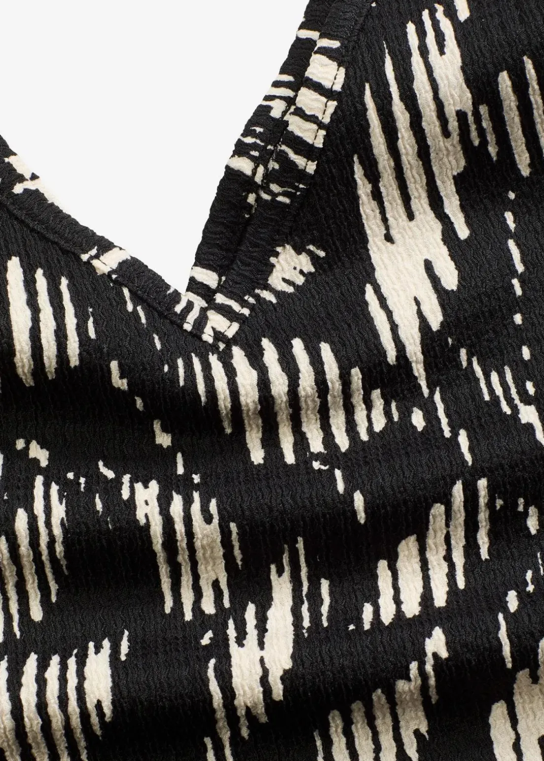 bedrucktes Top aus strukturiertem Jersey