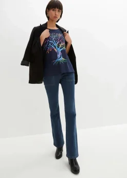 Bedrucktes T-Shirt aus Bio-Baumwolle