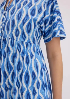 bedrucktes Tunika-Kleid