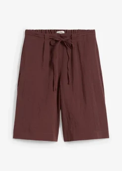 Bermuda aus fließendem Viskose-Mix