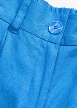 Bermuda aus Leinen-Mix