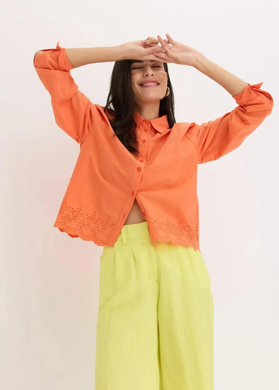 Bermuda aus softem Viskose-Mix