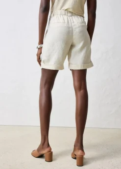 Bermudashorts aus reinem Leinen
