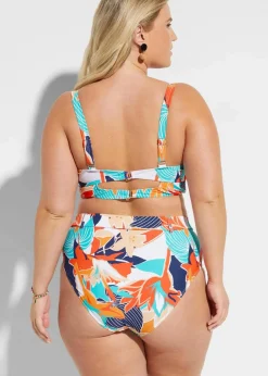 Bügel Bikini mit Highwaist-Bikinihose (2-tlg.Set)