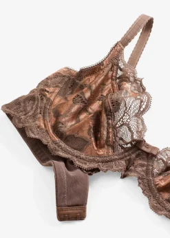 Bügel-BH aus zweifarbiger Spitze