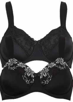 Bügel-BH mit gepolsterten Trägern (2er Pack)