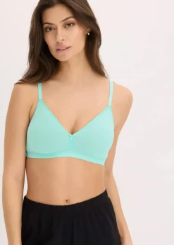 BH ohne Bügel mit Bio-Baumwolle (3er Pack)