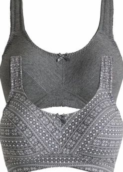 BH ohne Bügel mit Bio-Baumwolle (2er Pack)