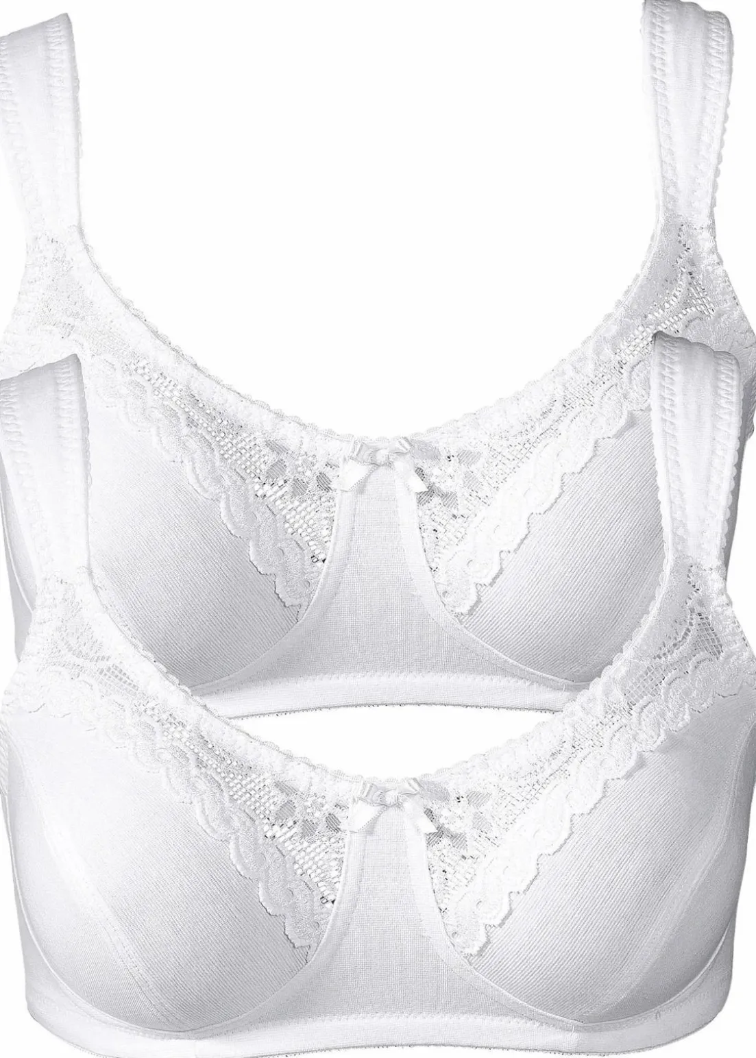 BH ohne Bügel mit Bio-Baumwolle (2er Pack)