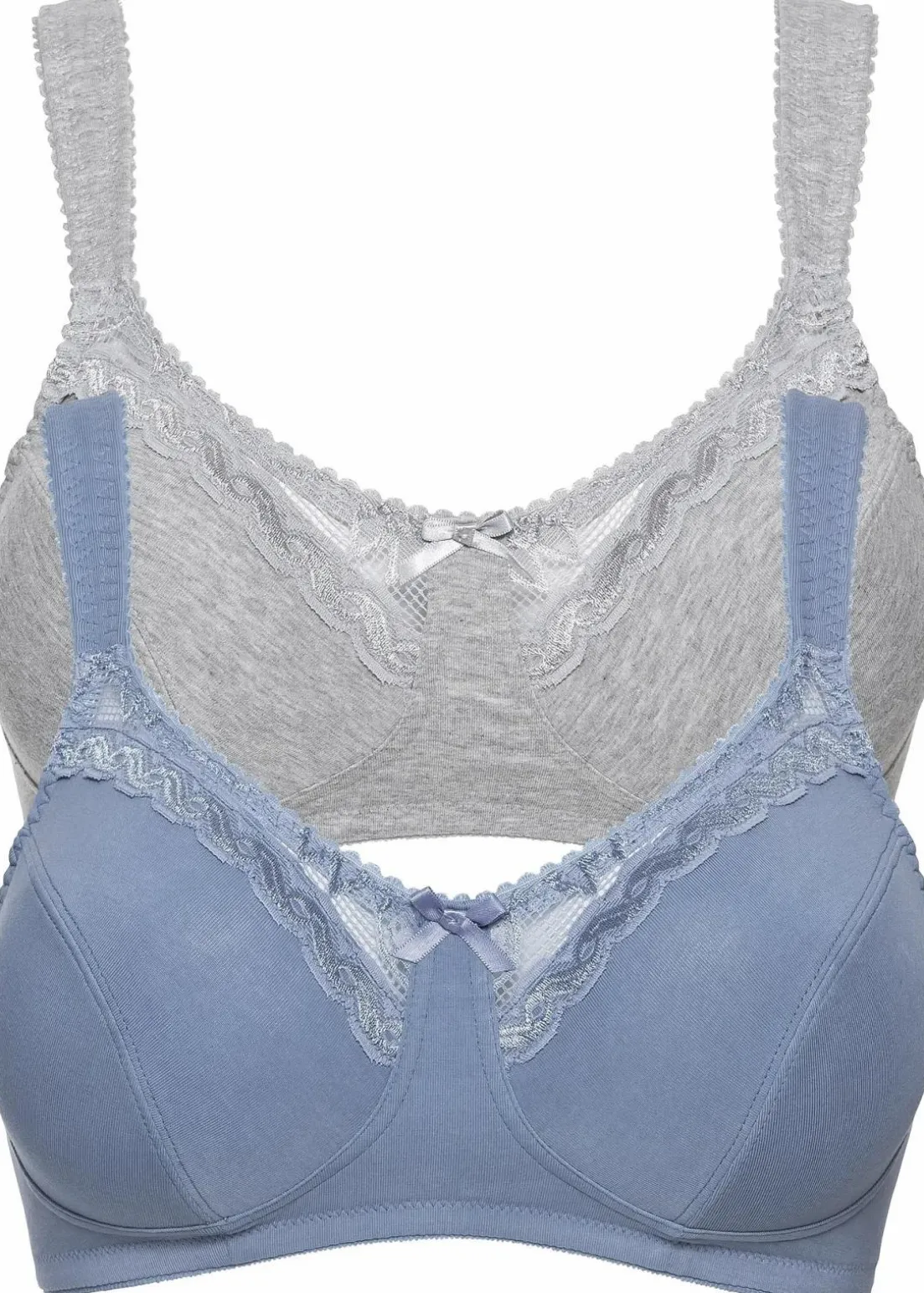 BH ohne Bügel mit Bio-Baumwolle (2er Pack)