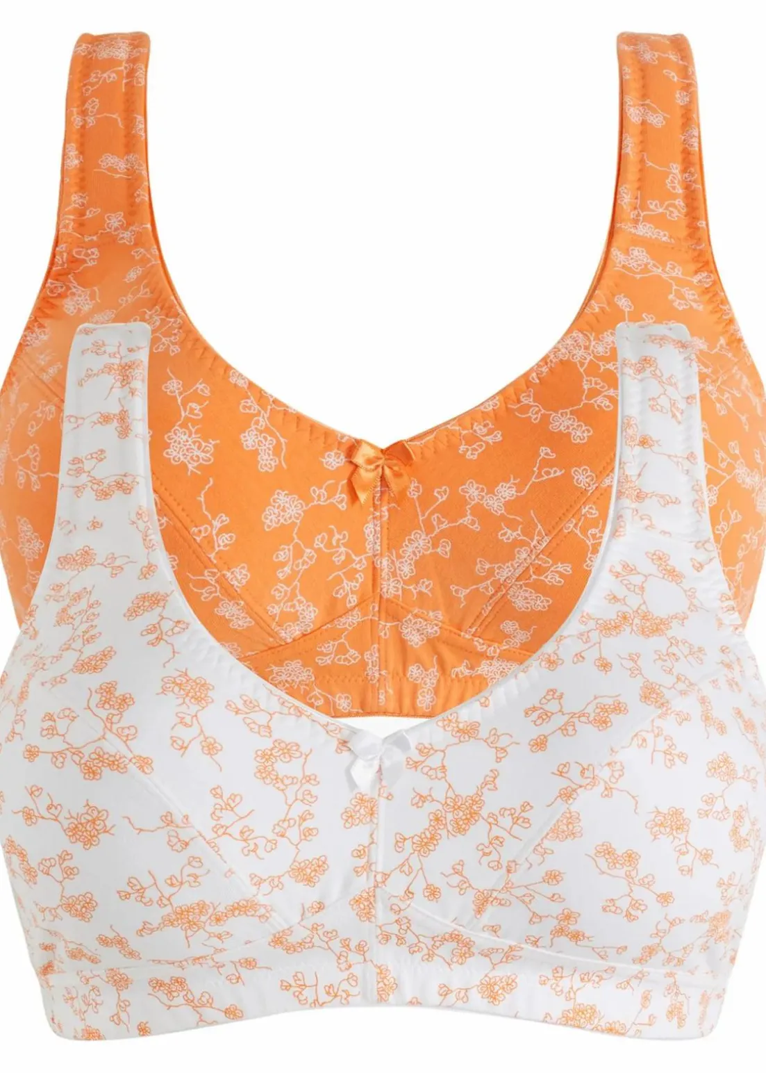 BH ohne Bügel mit weicher Bio-Baumwolle (2er Pack)