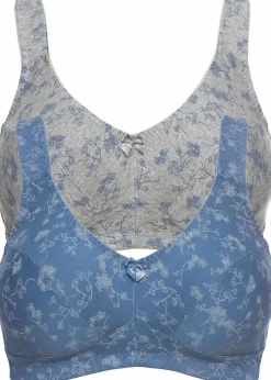 BH ohne Bügel mit weicher Bio-Baumwolle (2er Pack)