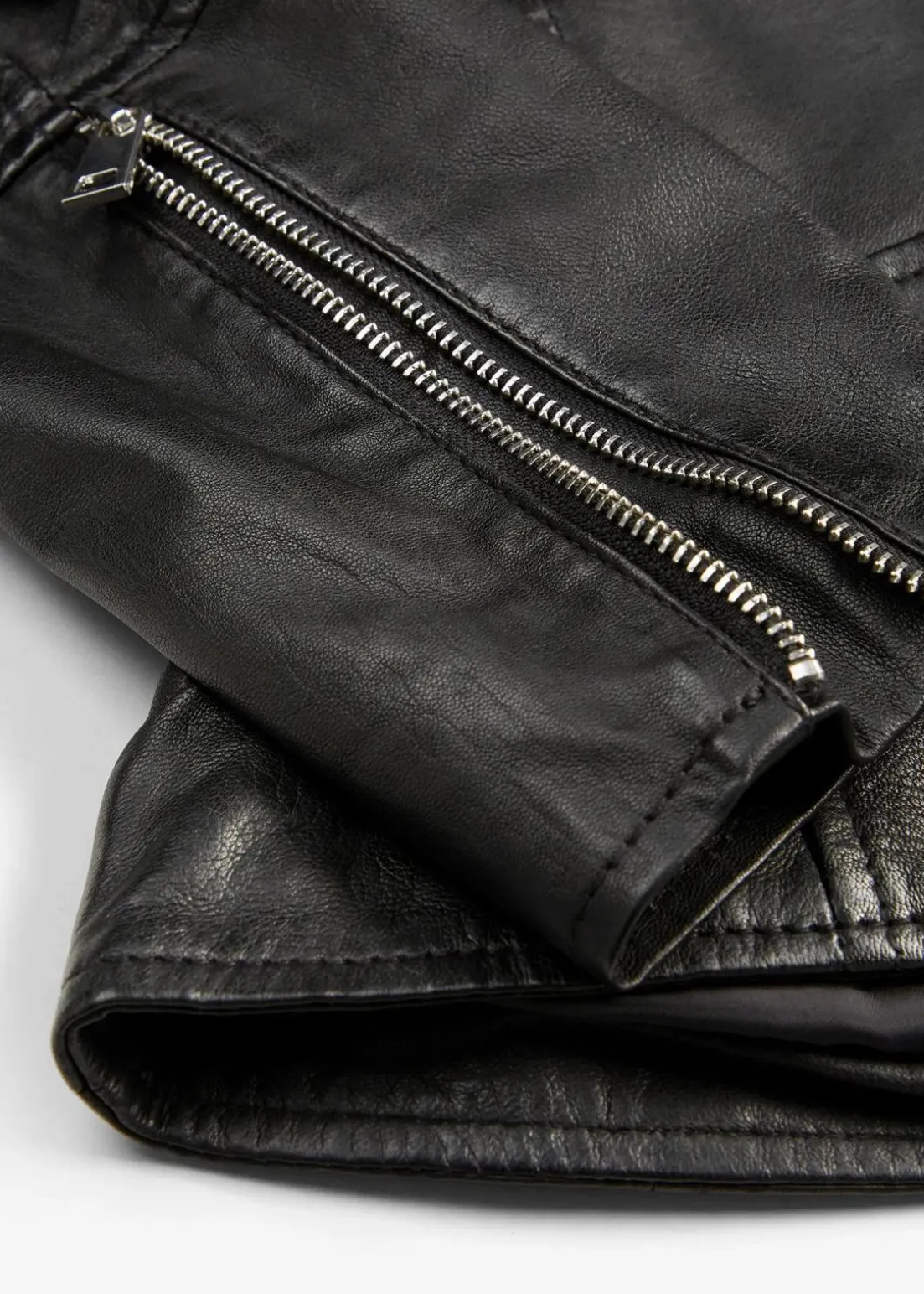 Bikerjacke aus Nappaleder