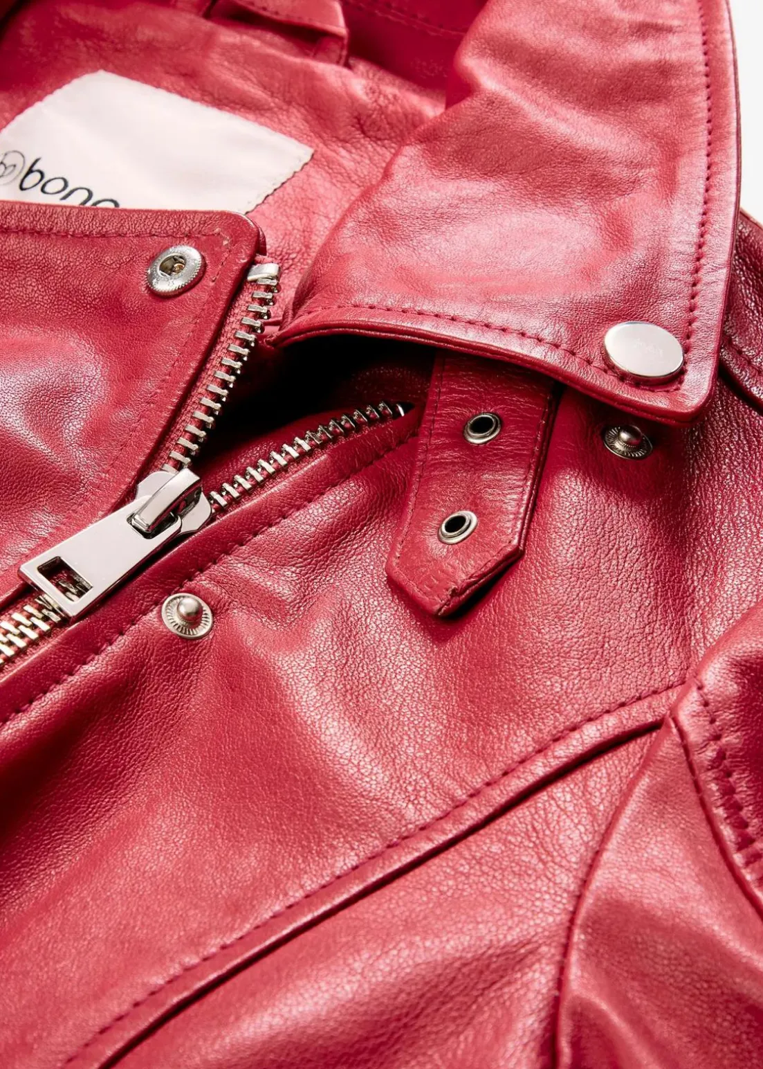 Bikerjacke aus Nappaleder