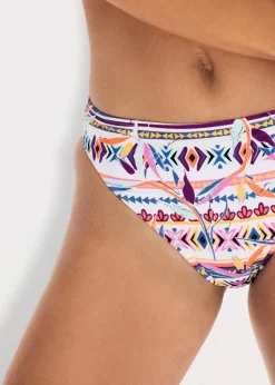 Bikinihose mit hohem Beinausschnitt