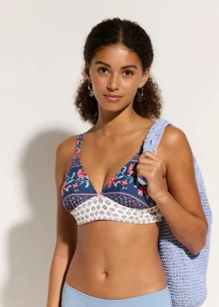 Bikinioberteil mit breitem Bund