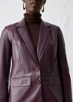 Blazer aus Lammnappa