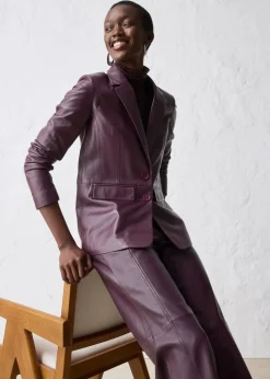 Blazer aus Lammnappa