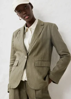 Blazer aus reinem Leinen