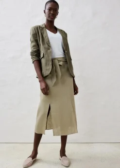 Blazer aus reinem Leinen