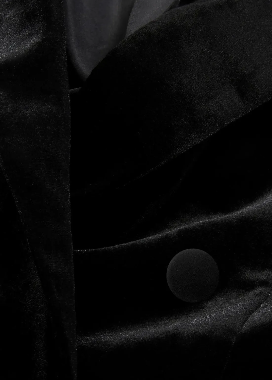 Blazer aus softem Samt